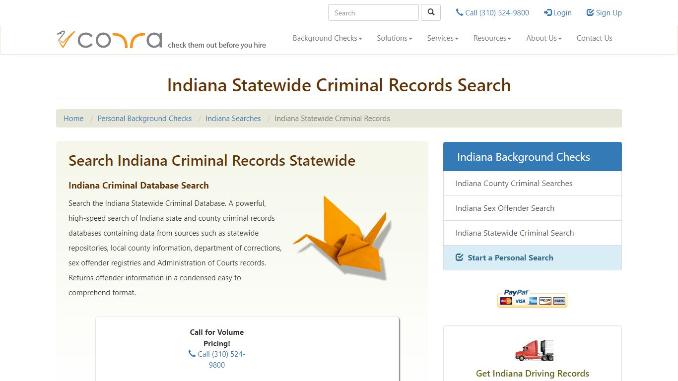 Indiana Criminal Records | Statewide Background Checks ...